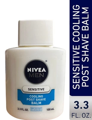 Bálsamo refrescante post afeitado Nivea Men para piel sensible sin alcohol seco 3,3 oz Foto 1 de 4
