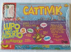 CATTIVIK n.35 blisterato con striscia Lupo Alberto n.5 1992 !!!!!!! - Picture 1 of 4
