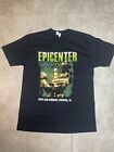 2010 Fontana Epicenter Concert 2-Sided Graphic Black T-Shirt Eminem Black 182
