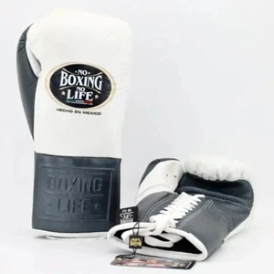 No Boxing No Life Boxing Gloves Handmade Cowhide Leather Sparring Gloves - Picture 1 of 8