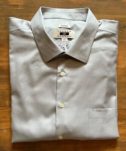 JOSEPH ABBOUD - SIZE 19 36/37 TALL - GRAY - LONG SLEEVE - EGYPTIAN COTYON - Picture 1 of 4