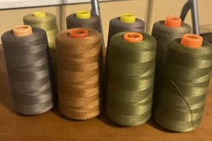 Embroidery Thread   40 Weight Multiple Colors    8 Spools ( All New ) - Picture 1 of 2