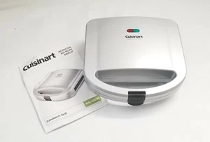 Cuisinart WM-SW2N Dual-Sandwich Toaster Nonstick Electric Grill SILVER - Picture 1 of 5