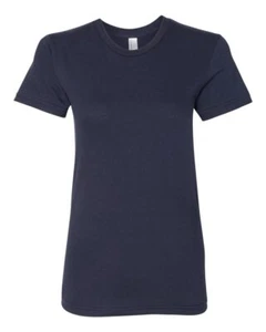 American Apparel 2102US Women?s USA-Made Fine Jersey T-Shirt - Picture 1 of 6