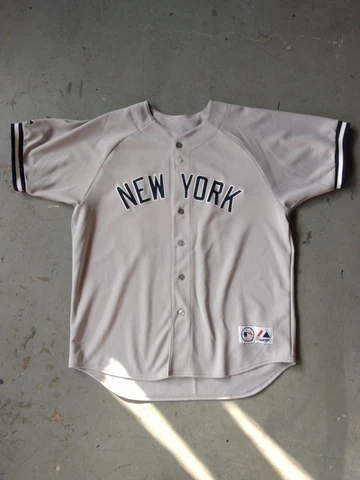 13 Alex Rodriguez Yankees majestic Baseball Jersey size XL gray Cover
