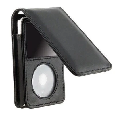 Leather Sleeve Pouch Case w/Belt Clip for iPod Video 30G/Classic 80GB,120GB/160G - Image 1 of 4