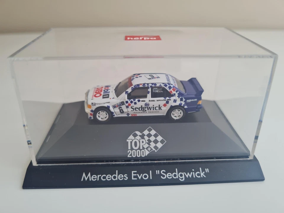 1/87 HERPA COCHE MERCEDES EVOL SEDGWICK 1:87 HO RALLY CAR - Imagen 1 de 1