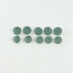 Seafoam Duck Egg Recycled Wool Upholstery Furnishing Loop Back Buttons 17mm 21mm - Picture 1 of 3