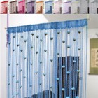 Rose Thread Door Curtain 2024 New 39x79 Inch String Curtain With Roses For Door