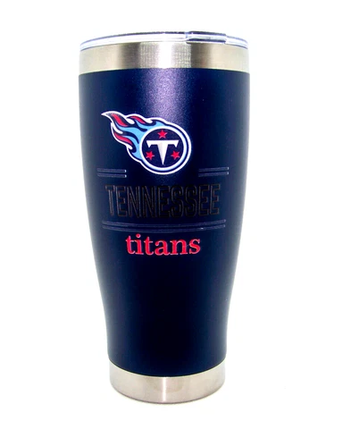 Tennessee Titans NFL 20 oz Color Logo Stainless Steel Hot Cold Tumbler Cover