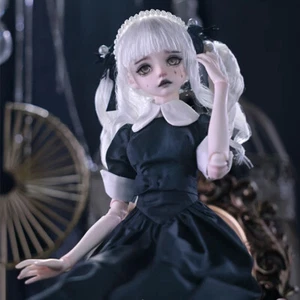 1/4 SD Muñeca BJD Articulada Resina Niña Conjunto Completo Ropa Maquillaje Facial Ojos Regalo - Imagen 1 de 6