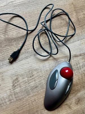 Logitech Marble Mouse T-BC21 USB Wired Trackball  ( TESTED WORKING ) - Image 1 of 2