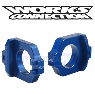 Works Connection Elite Axle Blocks for 2010-2018 Suzuki RMX450Z - Drive Axle yt - Image 1 of 4