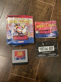 Virtual Boy Wario Land Nintendo Virtual Boy 1995 Complete Original Authentic CIB