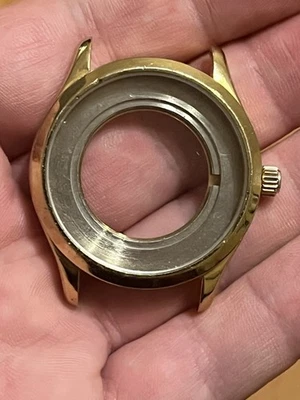 Bonita caja de reloj Louis Erard Power 7001 Power Reserve con corona necesita cristal trasero Foto 1 de 4