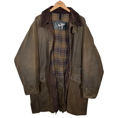 Chaqueta de Cera Abrigo Barbour A850 Clásica 3/4 Tres Cuartos Para Hombre XXL Oliva Foto 1 de 4