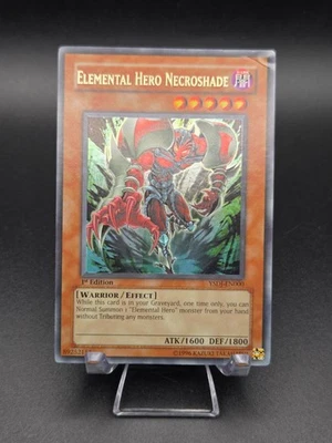 Elemental HERO Necroshade [1st Edition] YSDJ-EN000 YuGiOh Starter Deck - Jaden Y - Image 1 of 2