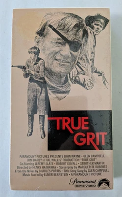 True Grit VHS 1979 Paramount Release John Wayne VHS6833 - SEALED - Image 1 of 4