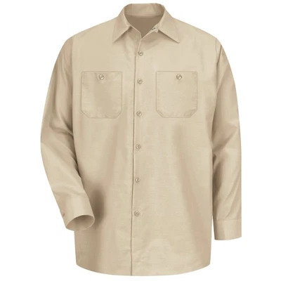 Red Kap Men's Long Sleeve Industrial Work Shirt - Image 1 of 4