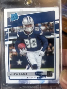 2020 Panini Donruss - Rated Rookie CeeDee Lamb #306 Canvas (RC) - Picture 1 of 2