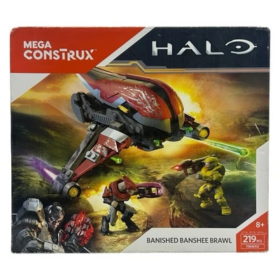 Mega Bloks Construx Halo Banished Banshee Brawl Set FMM90 Mattel 2017 - Image 1 of 4