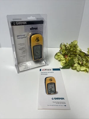 NEW Garmin eTrex 12 Channel Handheld GPS Yellow Personal Navigator 010-00190-00 - Image 1 of 4