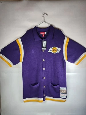 Совершенно новый M & N x CLOT LA Lakers стрельбы рубашка Коби Брайант вязаный топ - XL - Изображение 1 из 4