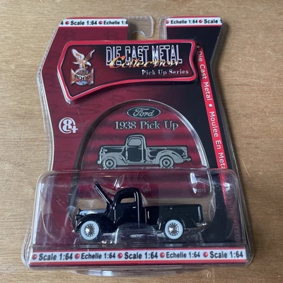 Ford F-1 1938 Yat Ming -1:64 Shyne Rodz Pick up Series negro con neumáticos de pared blancos Foto 1 de 4