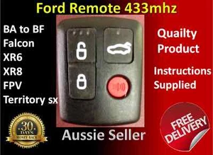 Remote Control Suitable for Ford 4B BA BF Falcon SX SY Territory XR6 XR8 FPV - Picture 1 of 4