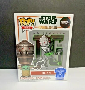 Star Wars The Mandalorian IG-11 Pop and Tee - L, XL, 2XL, 3XL - Picture 1 of 13