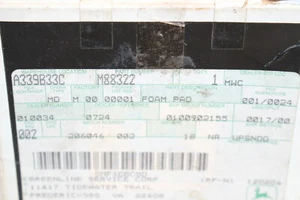 John Deere M88322 Foam Pad New Old Stock OEM - Picture 1 of 2