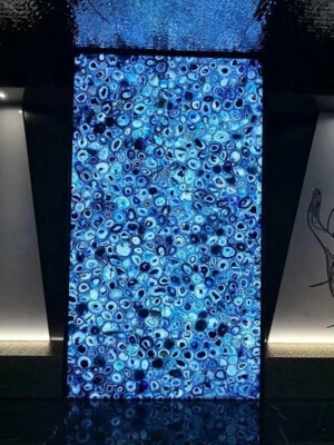 96" x 48" Agate table Top / Agate counter Slabs / Blue Agate Home furniture - Image 1 of 4