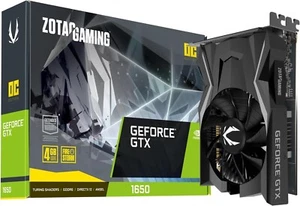 ZOTAC Video Card GeForce GTX 1650 OC PCI Exp 3.0 4GB GDDR6 w/ Tracking NEW - Picture 1 of 8