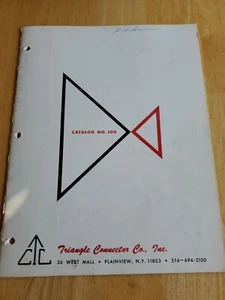 Triangle Connector Company Catalog No. 100 - Imagen 1 de 7
