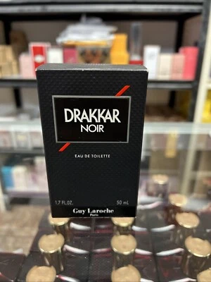 GUY LAROCHE COSMAIR DRAKKAR NOIR 50 ML VINTAGE EDT SPLASH (NUEVO CON CAJA) Foto 1 de 3