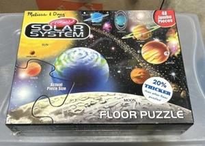 Melissa & Doug Sonnensystem Bodenpuzzle 48 Stck. 2 x 3 Fuß "Neu im Karton" - Bild 1 von 10