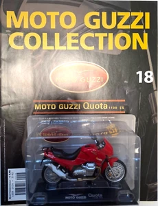 HACHETTE STARLINE 1:24 MOTO GUZZI QUOTA 1100 ES CON FASCICOLO 18 - Picture 1 of 2