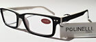 Polinelli® MILANO Quality Premium Okulary do czytania - Czarne / Białe