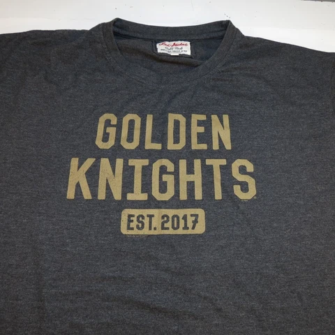 RED JACKET LAS VEGAS GOLDEN KNIGHTS NHL VGK HOCKEY TEE T SHIRT Mens XXL Gray Cover