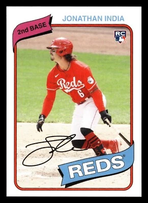 2021 Topps Throwback Thursday TBT #49 Jonathan India RC Rookie Cincinnati Reds - Image 1 of 2