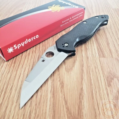 Spyderco Canis Folding Knife 3.5" CPM S30V Steel Blade Carbon Fiber/G10 Laminate - Image 1 of 4