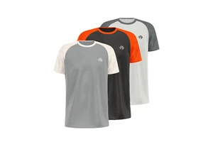 Men's Gym T-Shirt Breathable Dry-Fit Short Sleeve Running Top S TO 4XL - Picture 1 of 4