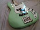 2021 Fender Deluxe FSR Passive Precision 4 string Bass Special Surf Pearl green 