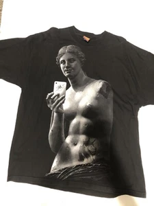OG Abel Collect Statue Girl Art Black T-Shirt Model 2XL - Picture 1 of 4