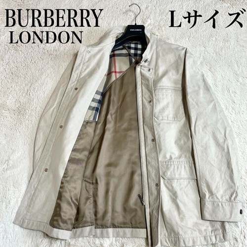 BURBERRY LONDON giacca cavaliere uomo avorio US taglia M autentica