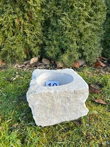 Sandsteintrog,Pflanztrog,Blumentopf,Grabschmuck,Trog,Steintrog,Vogeltränke,Napf, - Bild 1 von 6