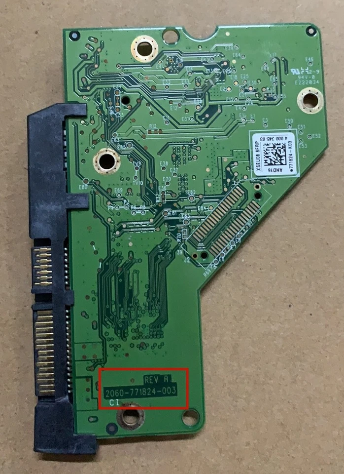 Board Number:2060-771824-003 REV A PCB Hard Disk Board - image 1 of 1