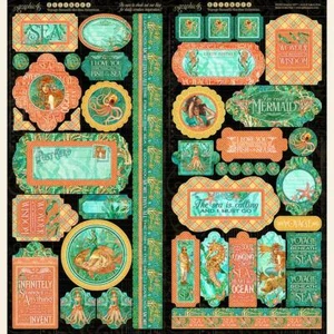 Grafik 45 REISE UNTER DEM MEER Sticker Mixed Media Sammelalbum - Bild 1 von 1