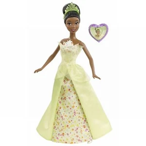 Disney Princess Birthday Wishes Tiana Doll with Ring Does Not Sing - Afbeelding 1 van 2