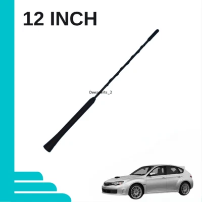 Repuesto de mástil de antena negro AM/FM de 12"" para SUBARU WRX/WRX STI 2012-2016 Foto 1 de 3